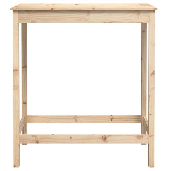 Multifunktionel sidebord høj 100 x 50 x 110 cm ubehandlet fyrretræ DEC036302 kastanj