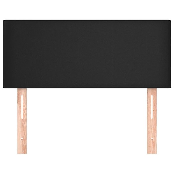 Hovedgærde - Ikke specificeret - 90x78/88 cm - Syntetisk læder sort - Klassisk stil - Holdbar Svart