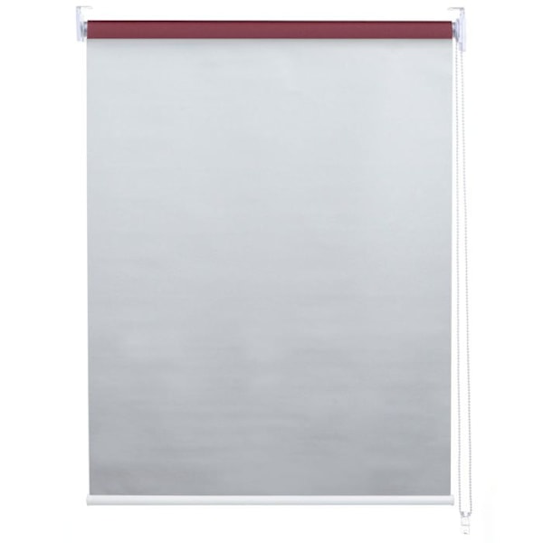 Rullegardiner til vinduer med solbeskyttelse, sidelæns træk, 60 x 160, uigennemsigtig bordeaux