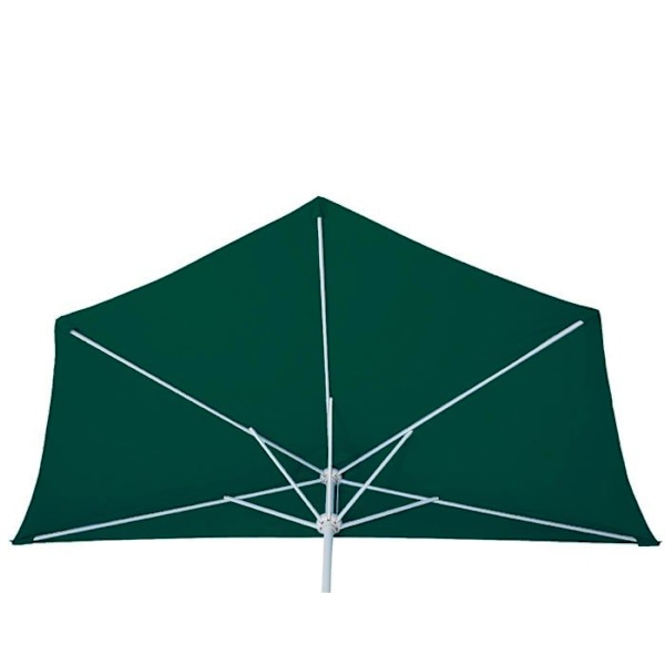 Parapluuri puolipyöreä parvekkeelle uv 50+ polyesteri/alumiini 3kg 270 cm vihreä jalustalla 04_0007905 Grön