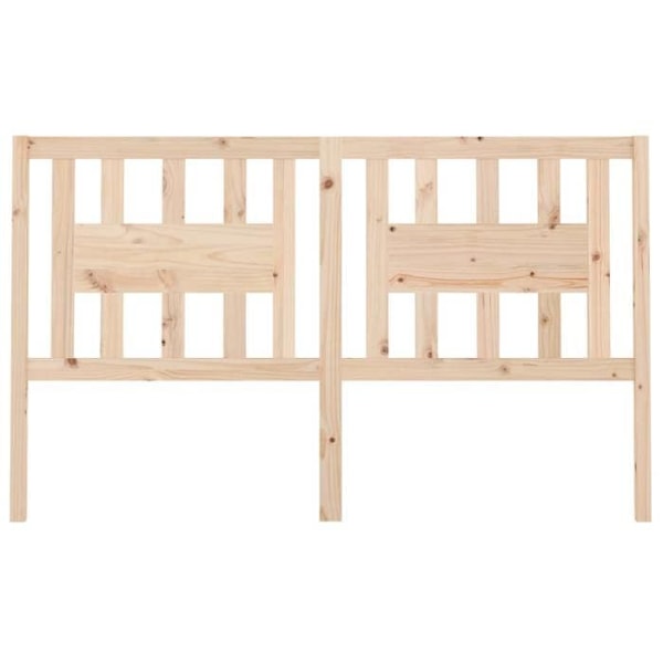Sengegavl tilbehør soveværelse møbel 206 x 4 x 100 cm massivt fyrretræ TDL0206095