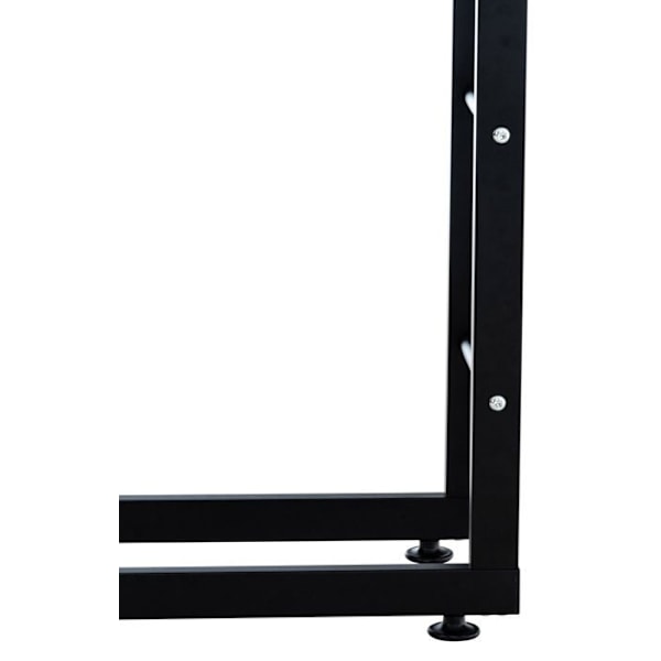 Pelti-tukien tukikappale, takka-tikkaat, 25 x 100 x 125, matta musta