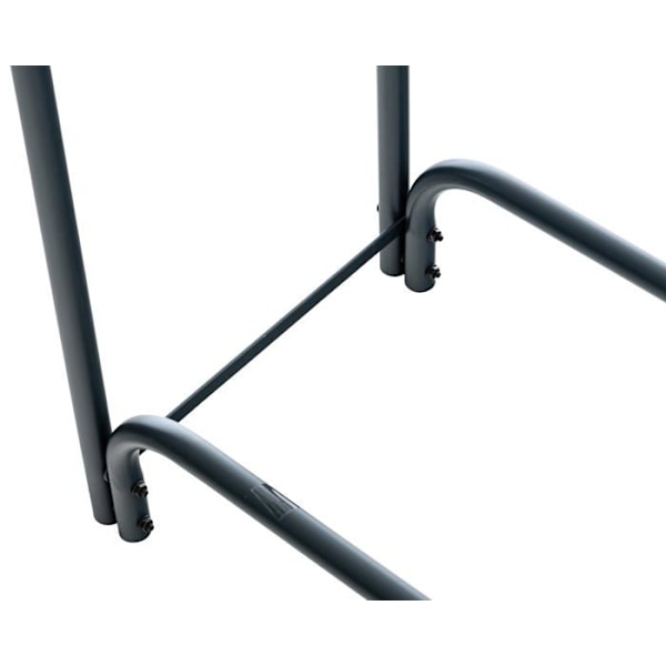 Range bûches porte træ brænde i industrielt design 120x120 cm i antracit metal 10_0003581 kastanj