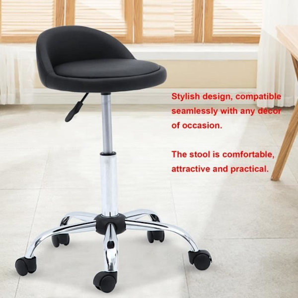tabouret salon frisør tabouret massage stol spa skønhed spa rund rulle