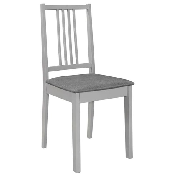 Matstolar - Ej specificerad - Set med 4 - Massivt trä - Grå - Modern design Grå
