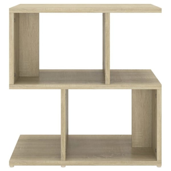 Sängbord med förvaringsfack 50 x 30 x 51,5 cm fanér i ekfärg DEC033887 kastanj