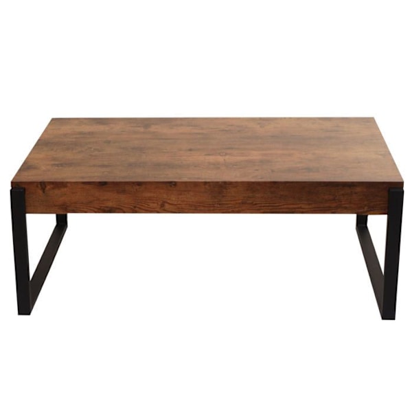 Bordplade hwc l53 stuebord sidebord sofa bord metal 43 x 110 x 64 cm mørk vild eg 04_0008438 Metall