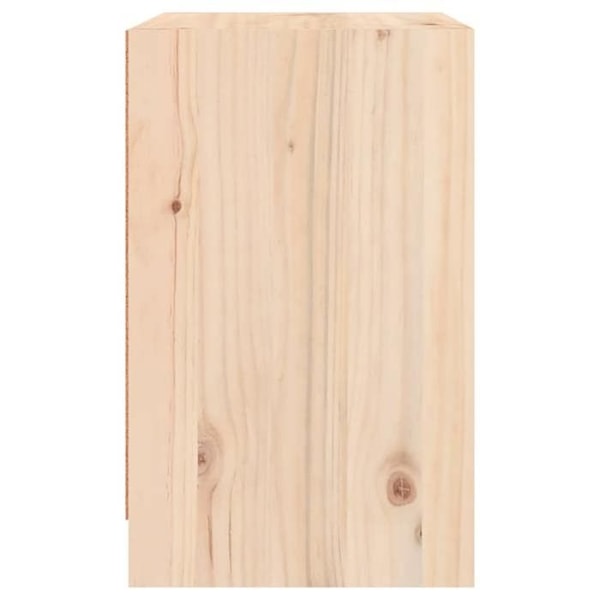 2 kpl yöpöytiä laatikolla ja ovelliseen lokeroon 40 x 31 x 50 cm käsittelemätöntä mäntyä DEC034765 kastanj