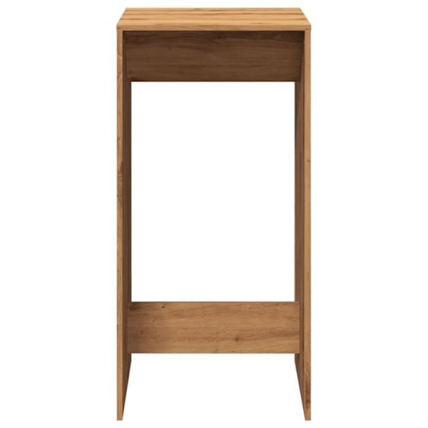 Multifunktionel sidebord højt 51 x 50 x 103,5 cm ingeniørtræ i eg farve DEC036427 kastanj