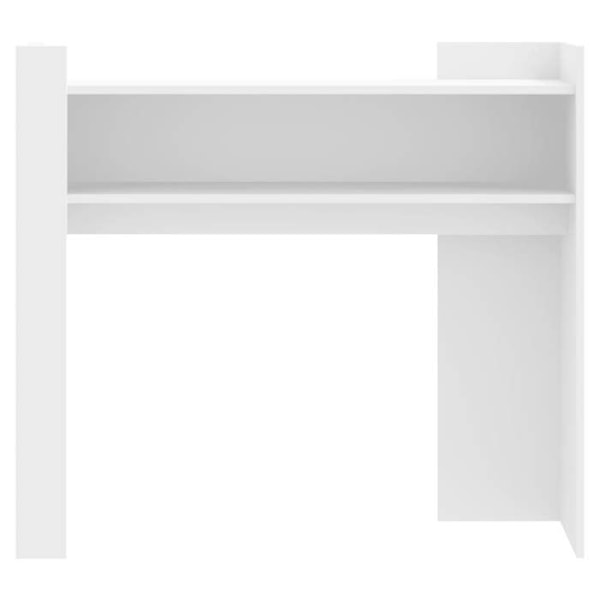 Praktisk avlastningsbord för en organiserad entré 100 x 35 x 90 cm i vitt ingenjörsträ DEC031681 Vit