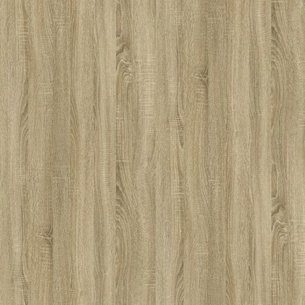 Sæt med 2 sideborde 40 x 40 x 35 cm ingeniørtræ farve eg og stål DEC031309 kastanj