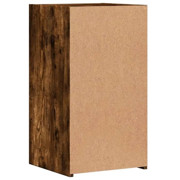 2 kpl yöpöytiä hyllyillä ja laatikolla 35 x 34 x 65 cm ruskea keittiöpuisesta materiaalista DEC035066 kastanj