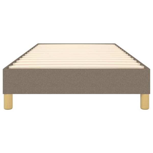Sängynrunko jalallisilla lamellitukilla 100x200 cm taupe-kankaalla TDL0206942 Mol