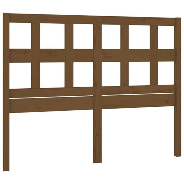 Hovedgavl - Massivt træ - Lys brun - 145,5x4x100 cm - Moderne design - Landlig charme Ljusbrun