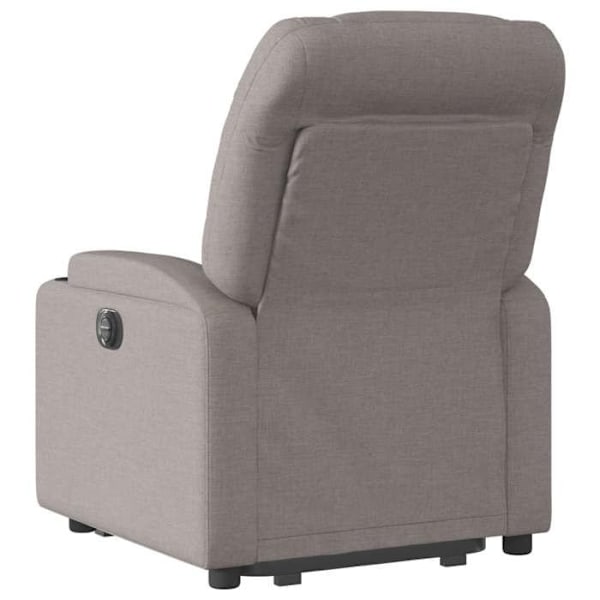 Fauteuil relax TV med elektrisk løftefunktion, meget komfortabel i taupe stof DEC028587 Guld