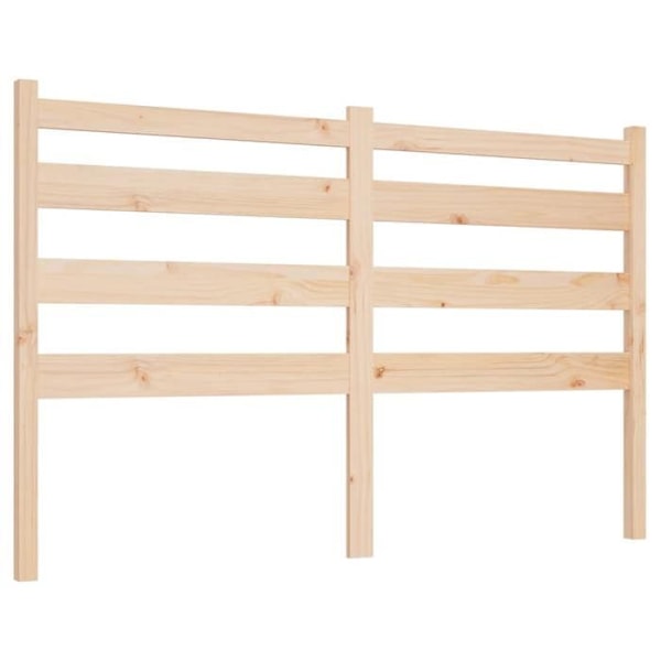 Sänggavel - Massivt furu - 126x100 cm - Beige - Modern - Modernt design
