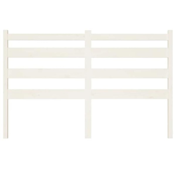 Huvudgavel till säng i sovrum möbel 166 x 4 x 100 cm vit furu TDL0203794