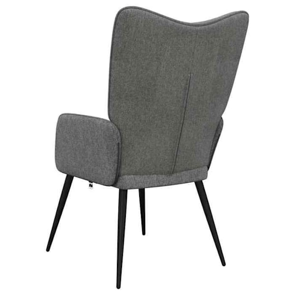 Modern design soffa stol i mörkgrått tyg DEC026692 Grå