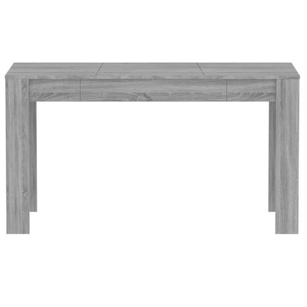 Moderne spisebord design 140 x 74,5 x 76 cm grå ingeniørtræ DEC036678 kastanj