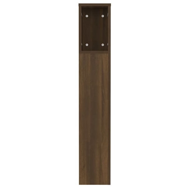 Pääty säilytyksellä, sängyn lisävaruste, yöpöytä, hylly 120 x 18,5 x 104,5 MDF ruskea