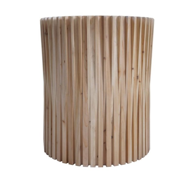 Bordplade, stuebord, planteramme i fyrretræ og MDF, diameter 51 cm, hvid 04_0008505 Vit