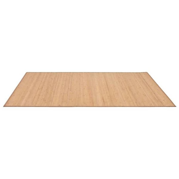 Tæppe - Naturlig - Brun - 100x160 cm - Antiskrid - Rektangulær kastanj