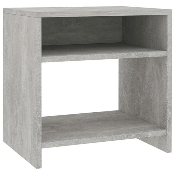 Natskab med åbent rum og hylde 40 x 30 x 40 cm grå ingeniørtræ DEC033976 kastanj