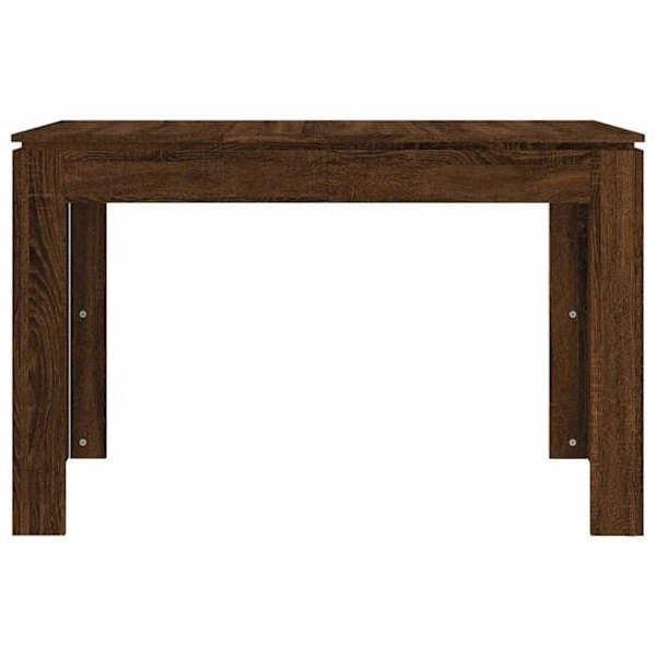 Moderne design spisebord 120 x 60 x 76 cm brunt ingeniørtræ DEC036669 kastanj