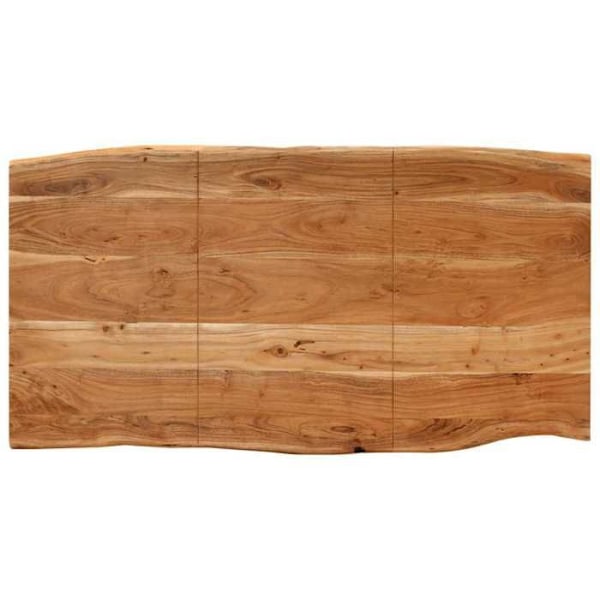 Industriel design spisebord 154 x 80 x 76 cm akacietræ og stål DEC036609 kastanj