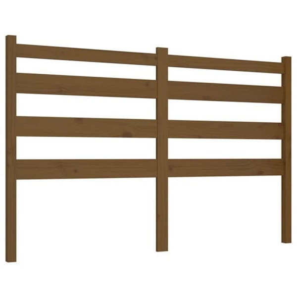 Hovedgærde til seng soveværelse møbel 166 x 4 x 100 cm lyst massivt træ TDL0202940