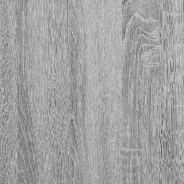 Funktionsdygtig og stilfuld konsolbord med hylder 100 x 35 x 90 cm i grå ingeniørtræ DEC032205 kastanj