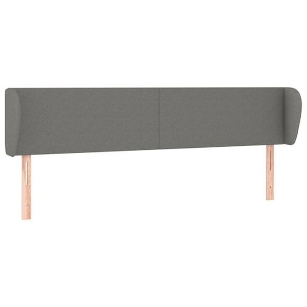 Hovedgærde - Ikke specificeret - 203x23x78/88 cm - Mørkegrå - Klassisk - Holdbar Mörkgrå