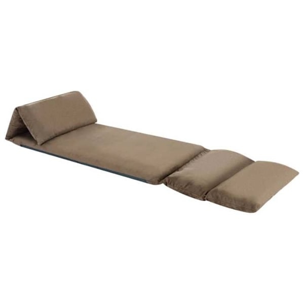 Jordstol, justerbar, sammenklappelig i mikrofiber taupe DEC026243 Mol