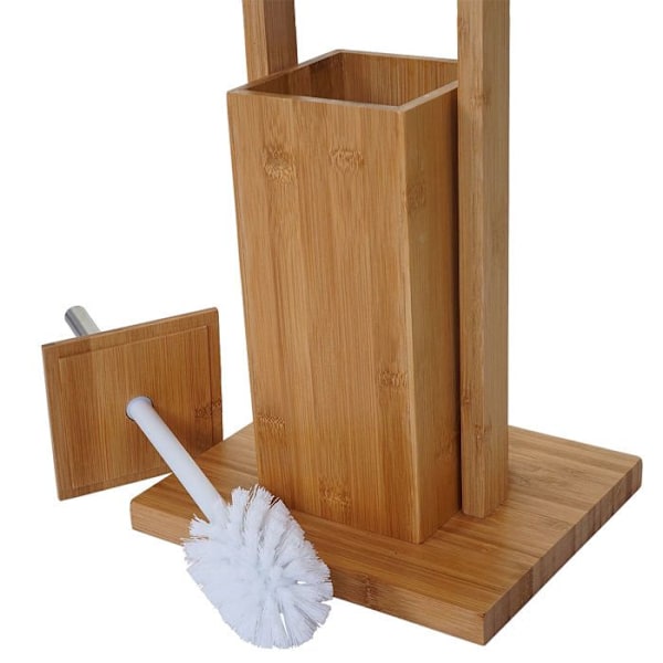 Accessoires til badeværelse toiletpapirholder bambus badevært 04_0004759 Guld