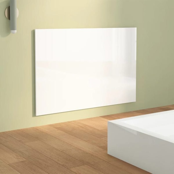 Hovedgærde til seng soveværelse møbel 120 x 1,5 x 80 cm MDF hvid TDL0203637