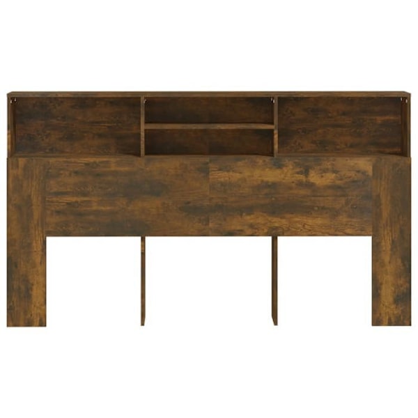 Hovedgærde - MDF - 180x19x103,5 cm - Brun - Moderne - Inkluderet opbevaring kastanj
