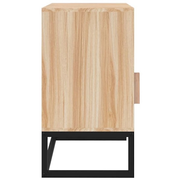 Yöpöytä, jossa on ovi ja laatikko, 40 x 30 x 55,5 cm, tekopuu ja rauta DEC032950 kastanj