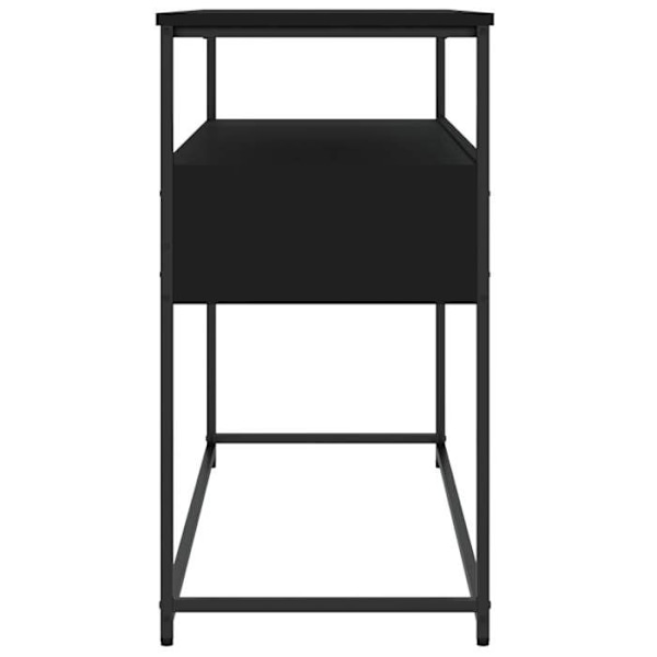 Funktionel konsolbord med stil og skuffer 100 x 40 x 75 cm sortingeniørtræ og metal DEC032086 kastanj