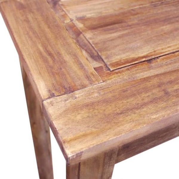 Konsolbord med lådor i massivt mahognyträ 123x42x75 cm DEC031733 kastanj