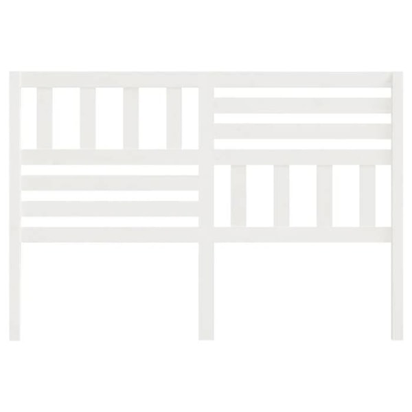 Hovedgavl - Fyrretræ - 126x4x100 cm - Hvid - Moderne - Design Vit