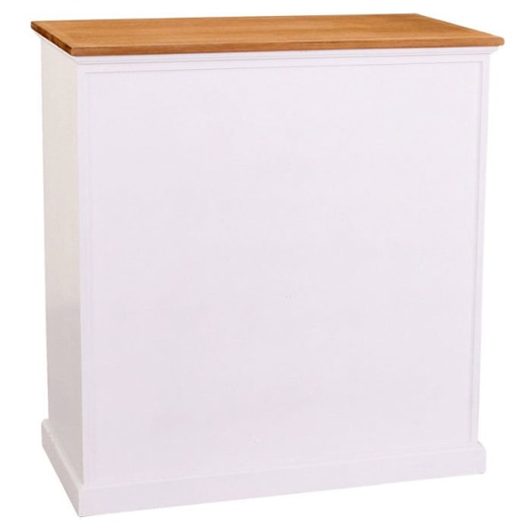 Vinplockskåp för 12 flaskor med lådor, rustik stil 86x87x37cm 04_0004316 Flerfärgad