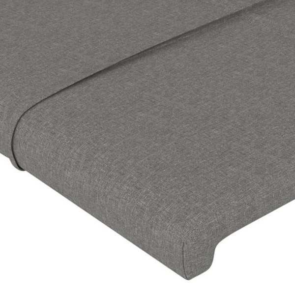 Hovedgærde - Soveværelsesaccessory - Mørkegrå - 83x23x78/88 cm - Klassisk stil - Holdbar Mörkgrå
