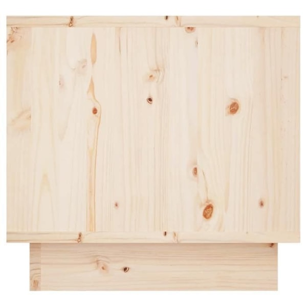 Yöpöytä laatikolla 35 x 34 x 32 cm käsittelemätöntä mäntyä DEC032902 kastanj