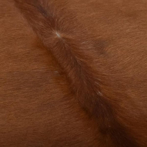 Matta - Konstläder - Brun och vit - 150x170 cm - Rektangulär - Inomhus Brunt och vitt