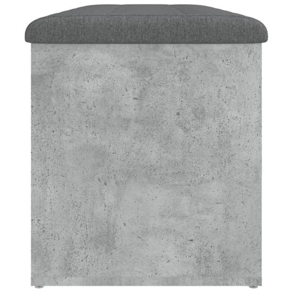 Betoninsinöörin harmaa säilytyspenkki 102 x 42 x 45 cm, valmistettu工程木材 DEC024761 kastanj