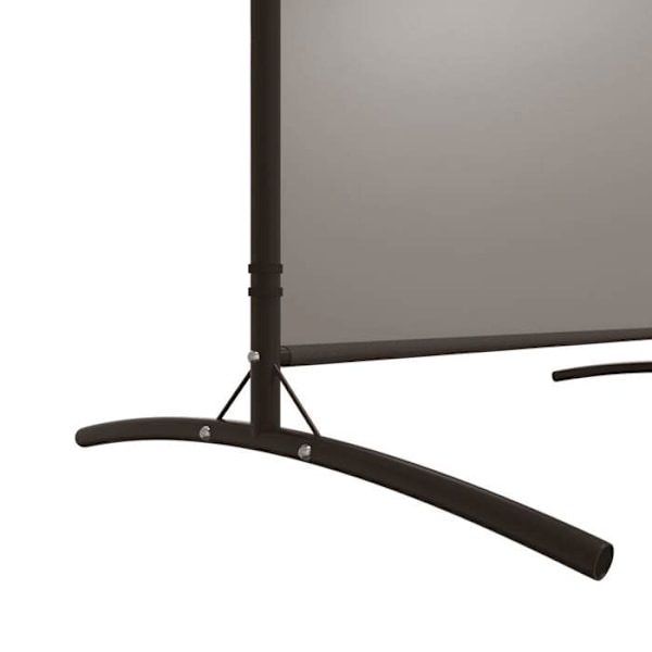 kolmiosainen tilanjakaja 525 x 180 cm tummanharmaata kangasta ja rautaa DEC030726 Flerfärgad