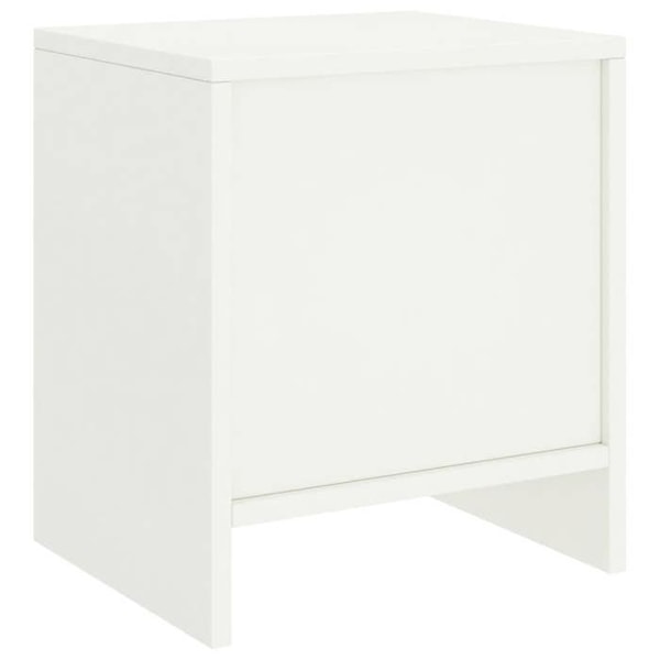 Nattduksbord med öppet fack 35 x 30 x 40 cm vit furu DEC033296 Vit