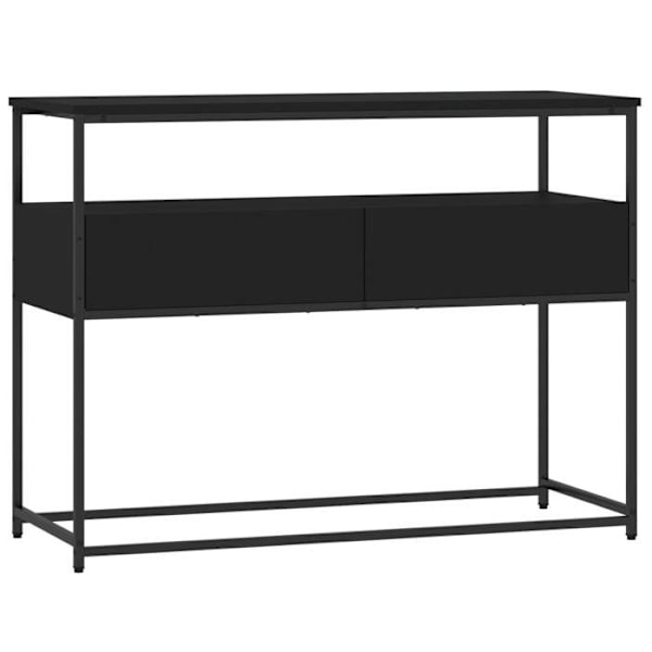Funktionel konsolbord med stil og skuffer 100 x 40 x 75 cm sortingeniørtræ og metal DEC032086 kastanj