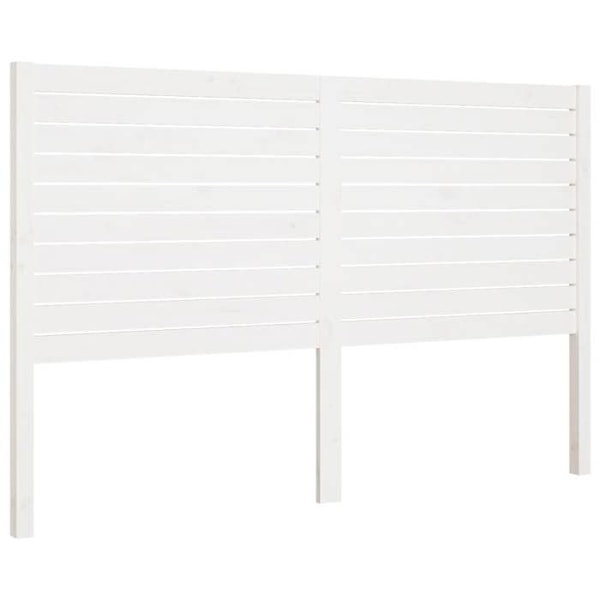 Hovedgærde - MÆRKE - Model - Massiv træ - 126x100 cm - Moderne design Vit