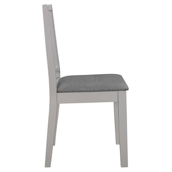 Matstolar - Ej specificerad - Set med 4 - Massivt trä - Grå - Modern design Grå